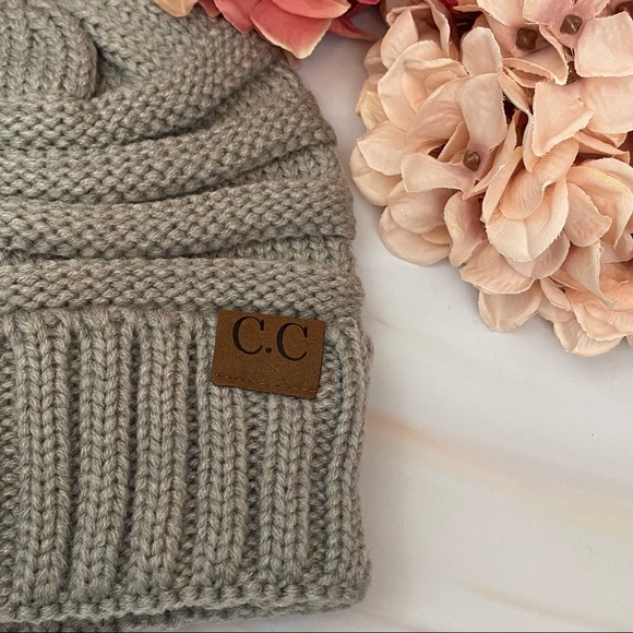 Slouch Hip Hop Unisex Gray Beanie - Picture 6 of 11